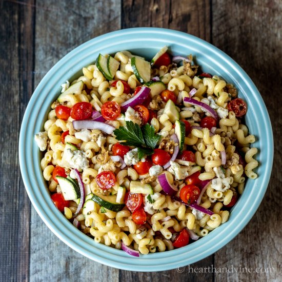 Blue Cheese Pasta Salad