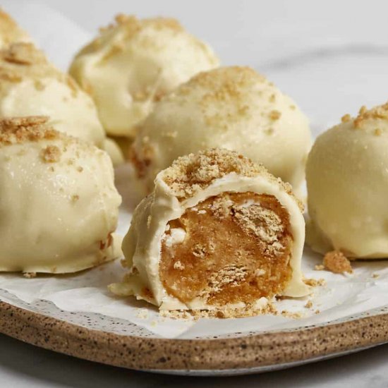 Pumpkin Pie Cheesecake Balls