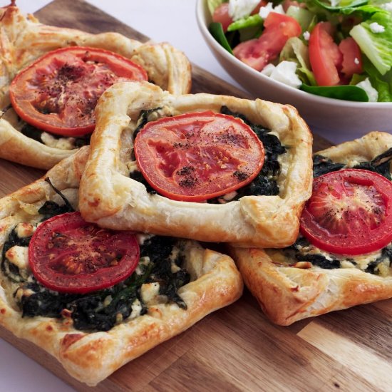 Spinach and Feta Galettes