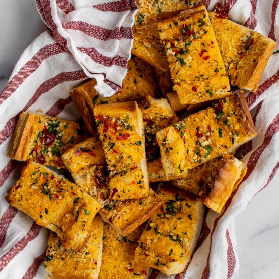 Calabrian Chili Garlic Bread