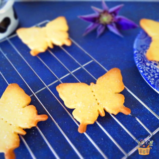 Lime Shortbread Cookies