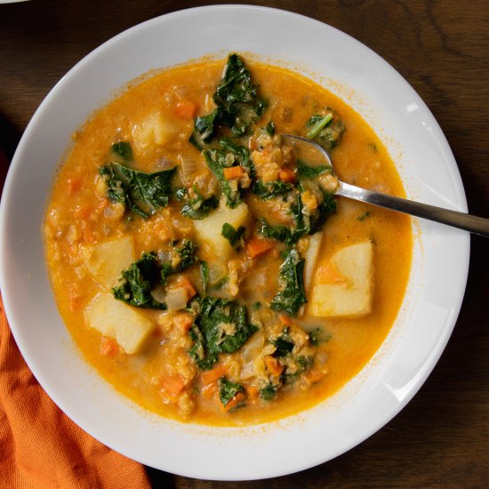 Creamy Red Lentil Soup