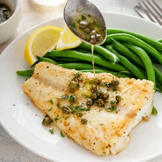 Pan Seared Cod Fish