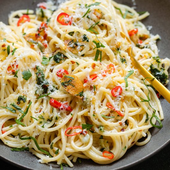 Spaghetti Aglio Olio e Pepperoncino