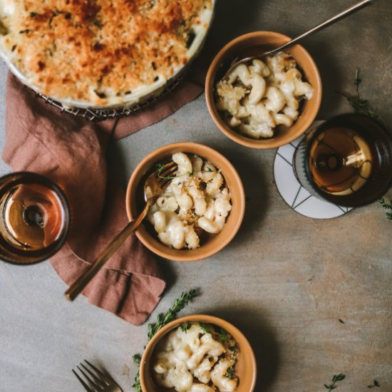 Baked Brie Mac and Cheese