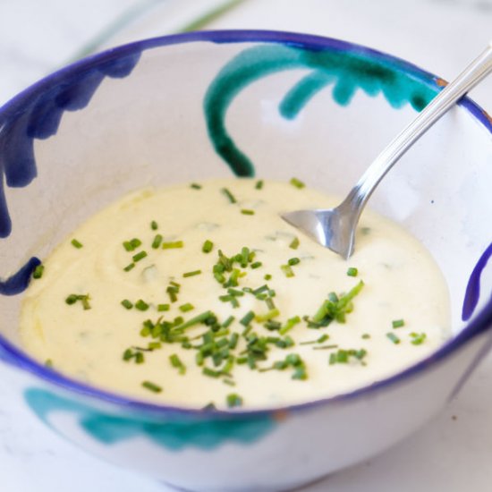 Healthy yogurt salad dressing