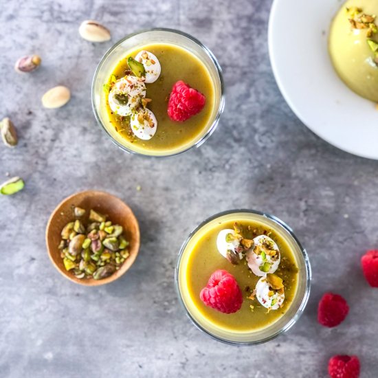 Pistachio Panna Cotta