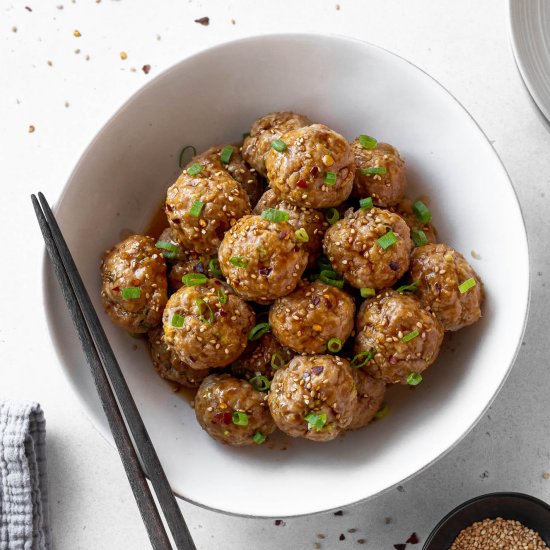 Asian Pork Meatballs