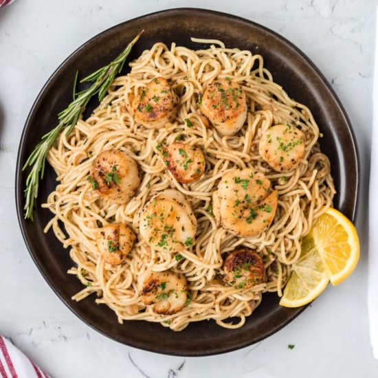 Scallop Pasta