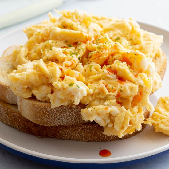 Miso Butter Scrambled Eggs