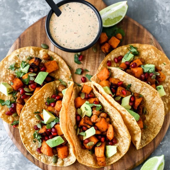 Butternut Squash Tacos