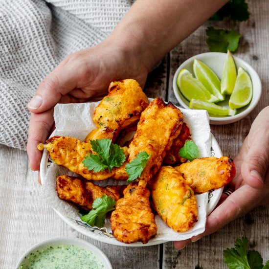 Spicy Fish Pakoras