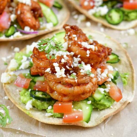 Shrimp Tostadas