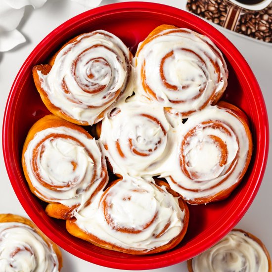 Air Fryer Cinnamon Rolls