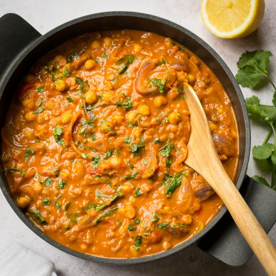 Chickpea & Lentil Curry