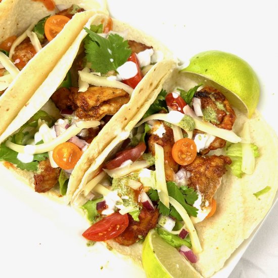 Tandoori Chicken Tikka Tacos