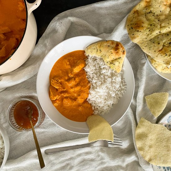 Leftover Butter Turkey Curry