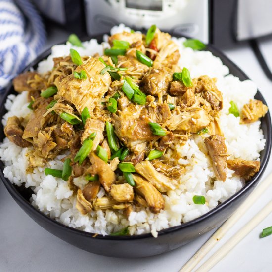 Crockpot Bourbon Chicken