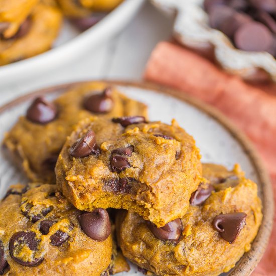 Pumpkin Chocolate Chip Cookies