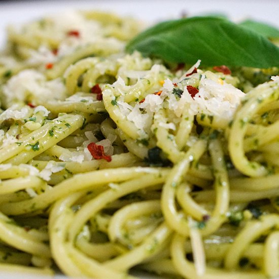 Fresh Basil Pesto Pasta