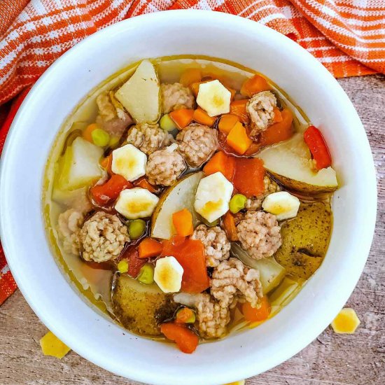 Crockpot Beef Vegetable Soup