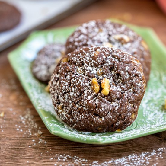 Chocolate Orange and Toffee Cookies