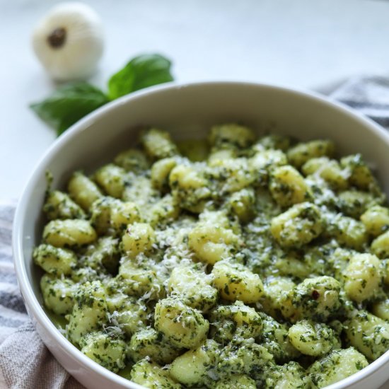 Creamy Pesto Gnocchi