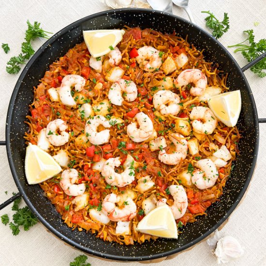 Spanish Seafood Pasta