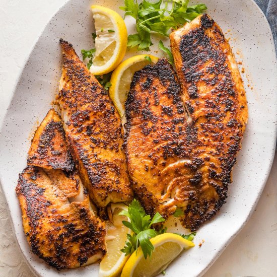 Blackened Tilapia