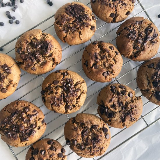 Chocolate Chip Miso Tahini Cookies