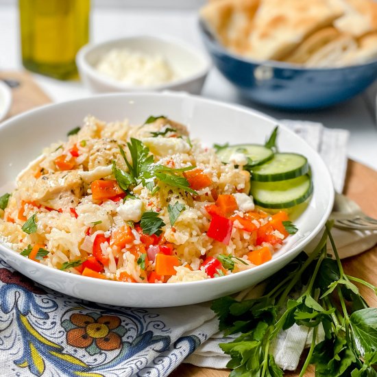 Instant Pot Greek Chicken and Rice