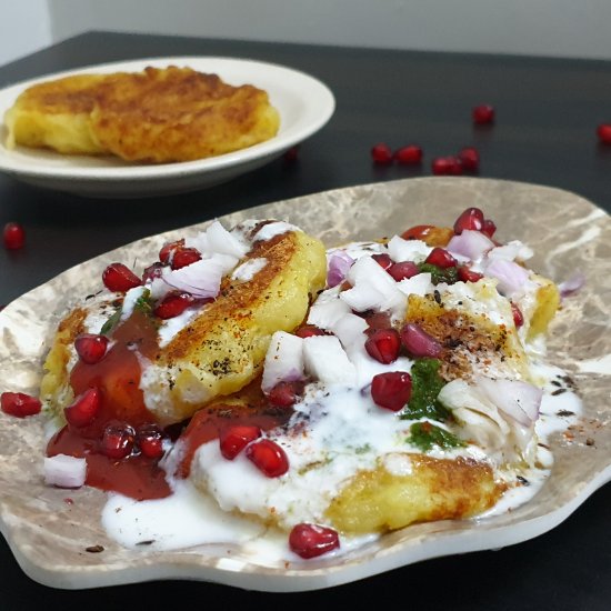 Aloo Tikki Chaat Recipe