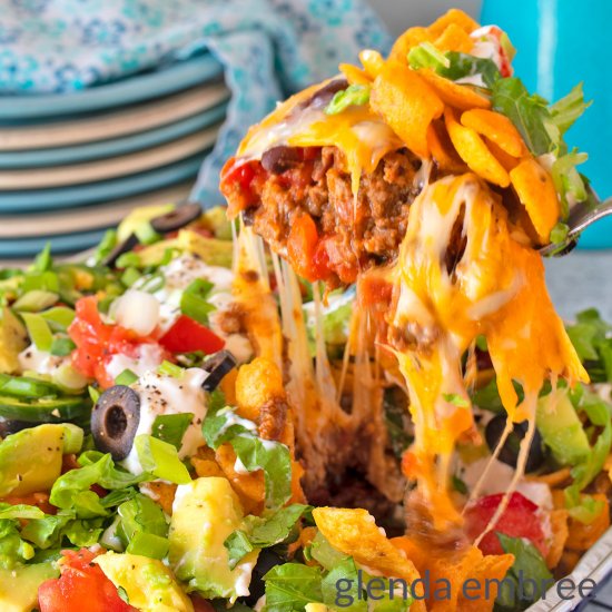 Walking Taco Casserole