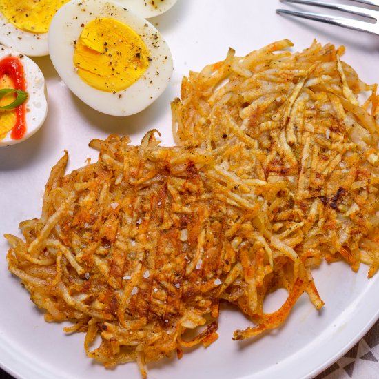 Panini Press Hash Browns