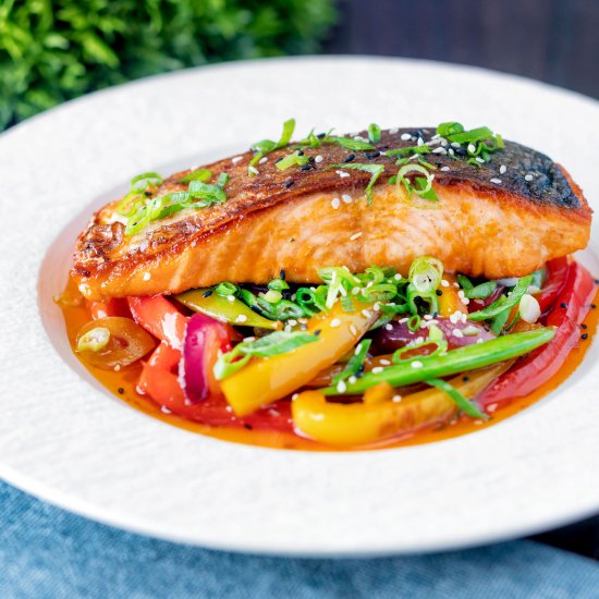 Sweet and Sour Salmon with Fillet