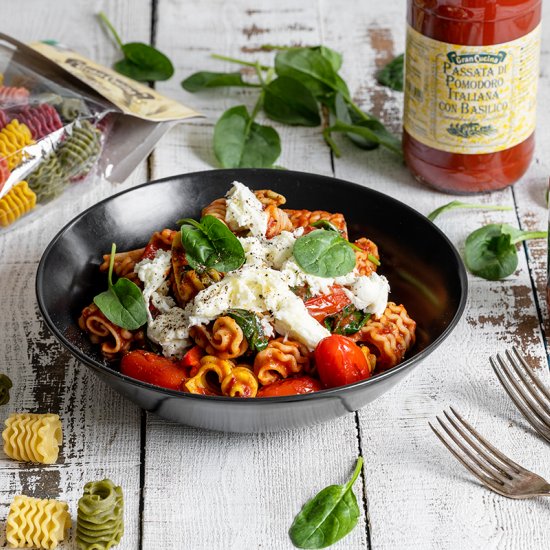 Tulinen Nduja Burrata pasta