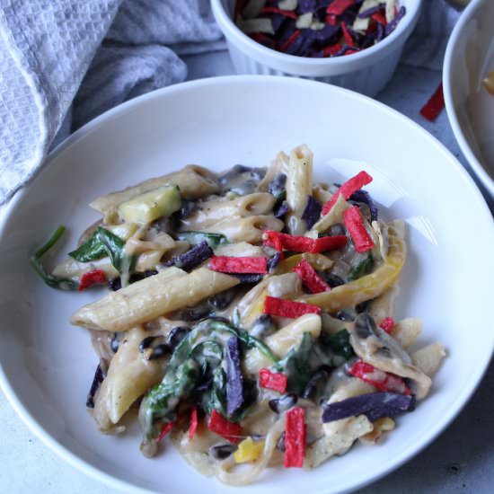 Creamy Vegetable Fajita Pasta