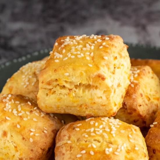 Tahini & Carrot Scones