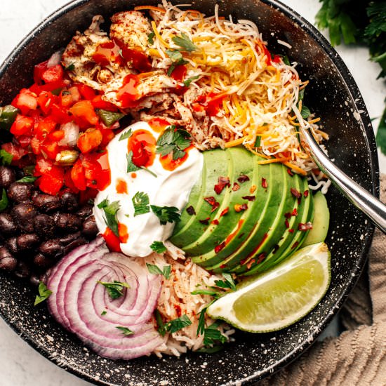 Healthy Burrito Bowl Recipe