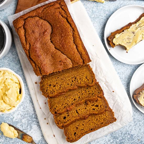 healthy pumpkin bread