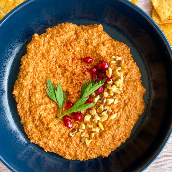 Muhammara (Red Pepper & Walnut Dip)