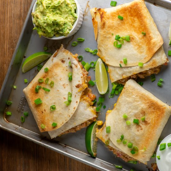 Sheet Pan Quesadillas!