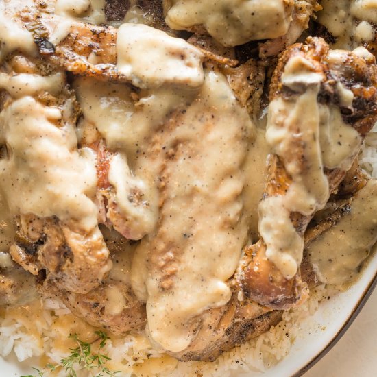 Smothered Turkey Wings