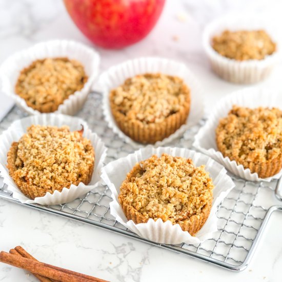 Mini Apple Crumb Tarts