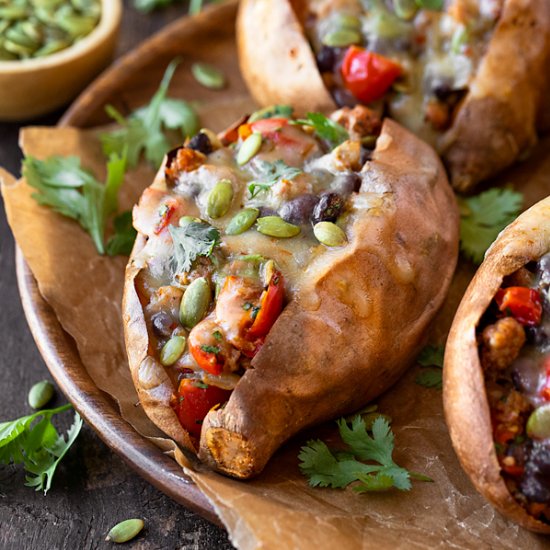 Stuffed Sweet Potatoes