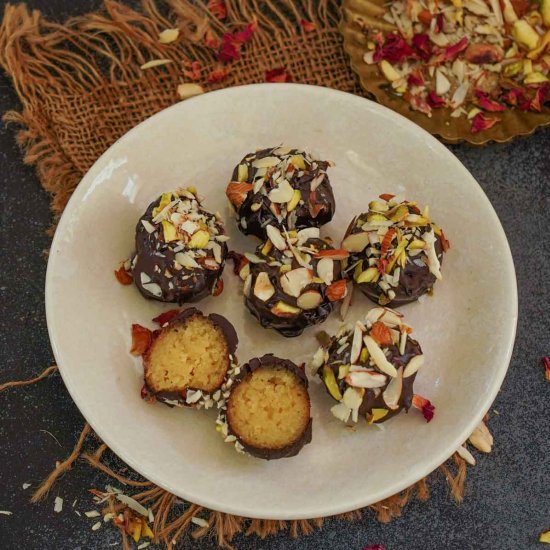 Gulab Jamun Truffles