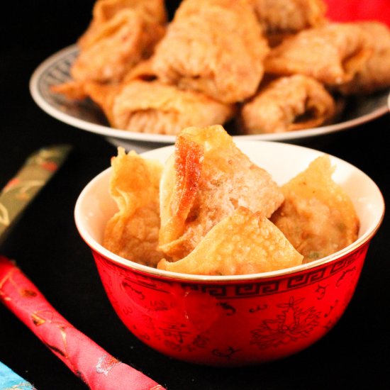 Deep fried Cantonese Wontons