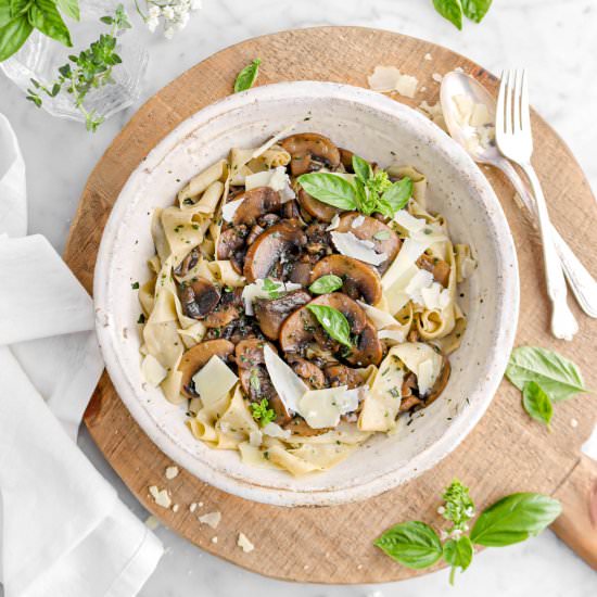 Mushroom Tagliatelle