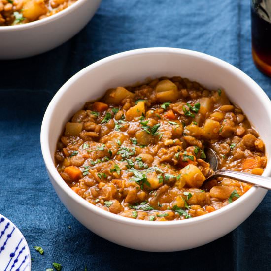 Moroccan Lenti Soup