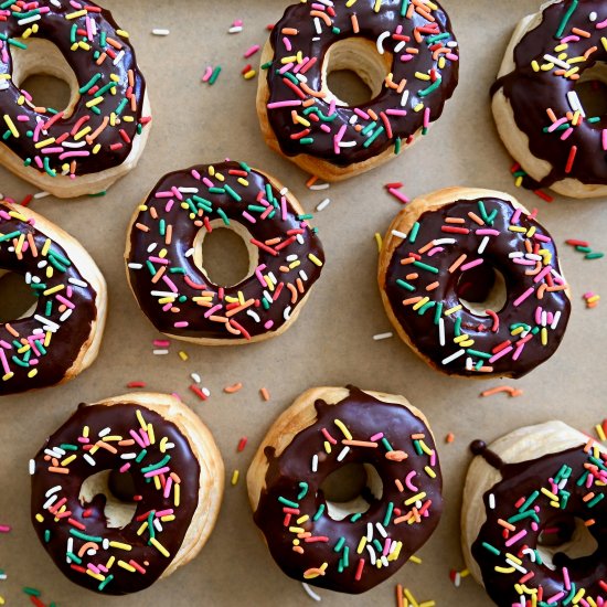 Air Fryer Biscuit Doughnuts